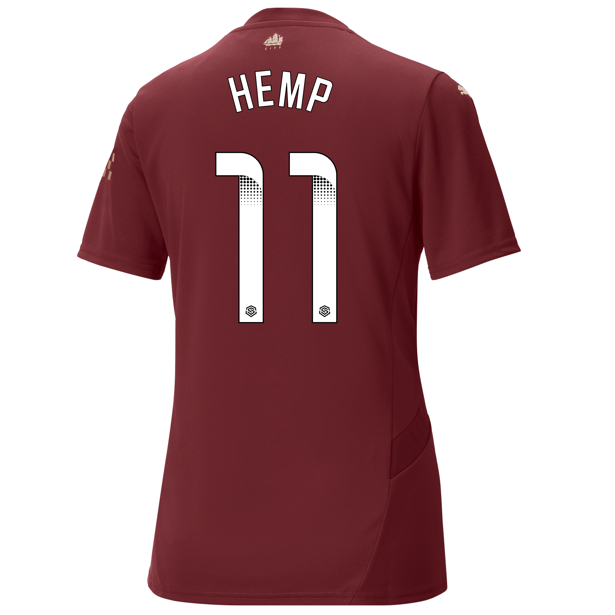 womens manchester city third jersey burgundy 202425 with hemp 11 printing | Offizieller Manchester City Store
